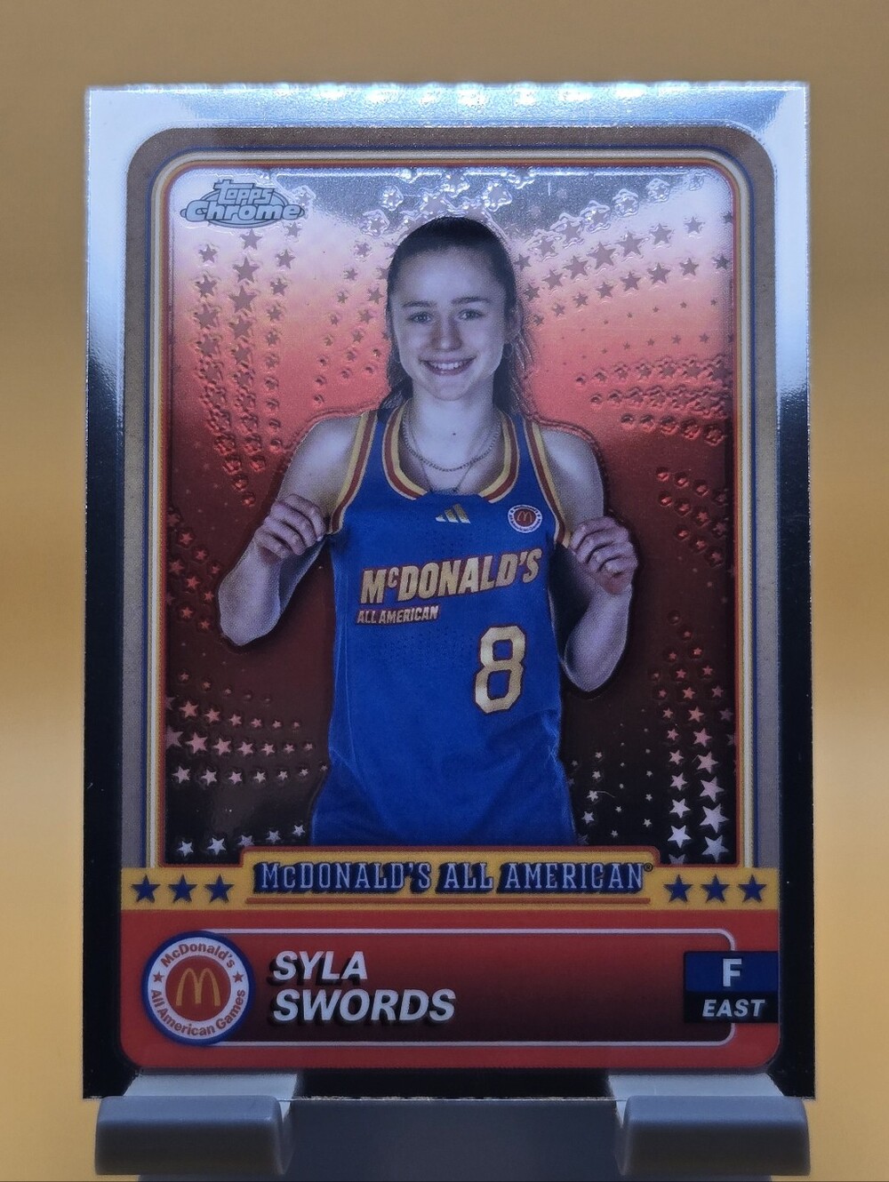 Syla Swords Topps McDonald's All American Basketball Trading Card